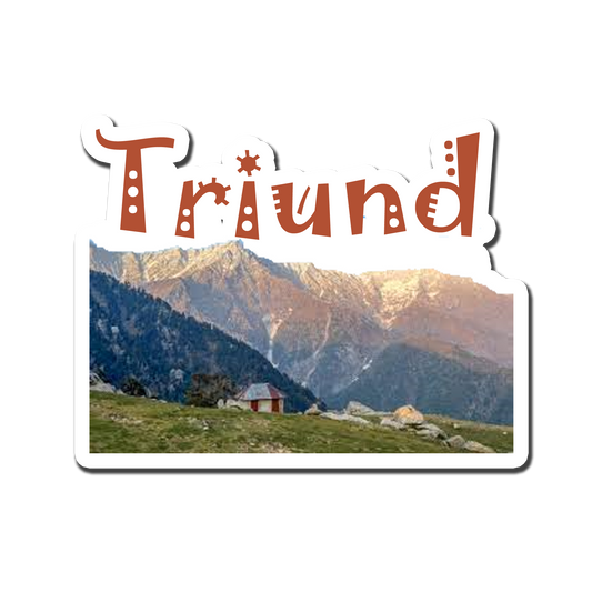 Triund Beautiful Souvenir Fridge Magnet
