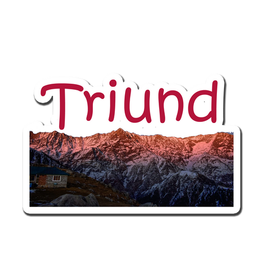 Triund Scenery  Souvenir Fridge Magnet