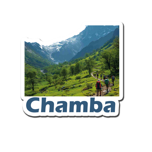 Chamba Scenery  Souvenir Fridge Magnet