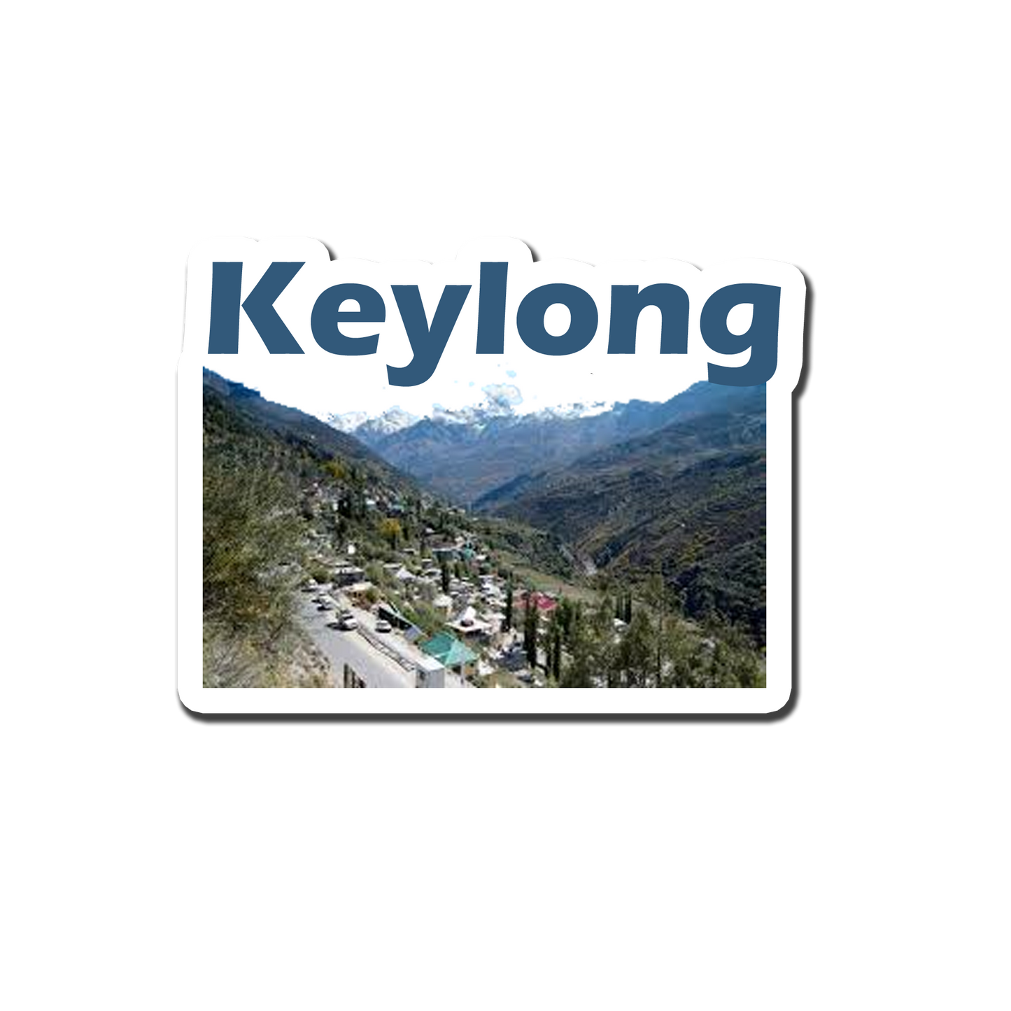 Keylong  Souvenir Fridge Magnet