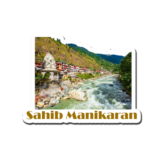 Sahib Manikaran Scenery Souvenir Fridge Magnet