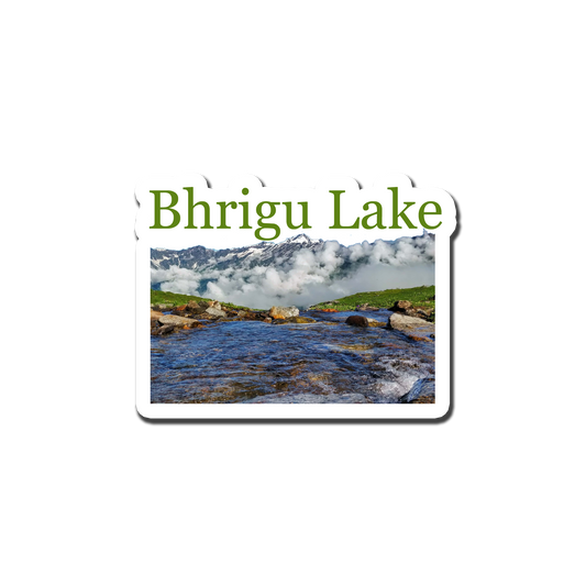 Bhrigu Lake Beautiful Souvenir Fridge Magnet