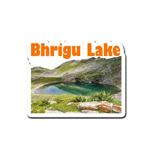 Bhrigu Lake Scenery Souvenir Fridge Magnet