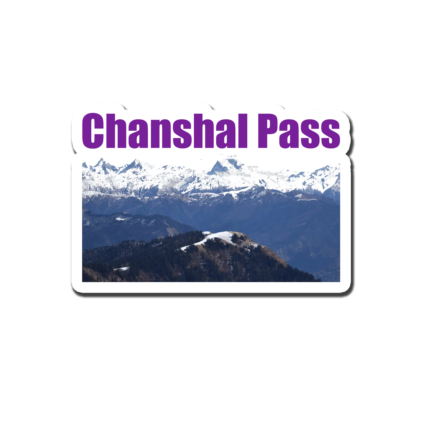 Chanshal Pass Elegant Souvenir Fridge Magnet
