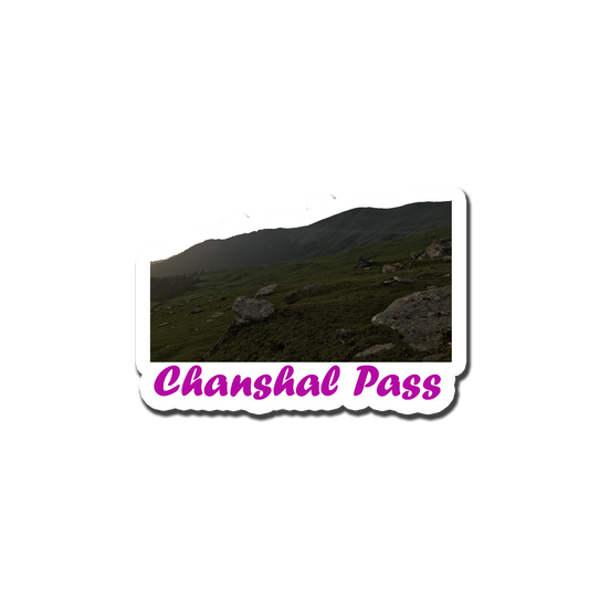 Chanshal Pass Scenery Souvenir Fridge Magnet