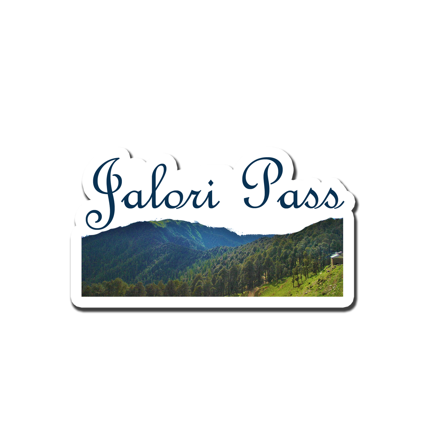 Jalori Pass Beautiful Souvenir Fridge Magnet