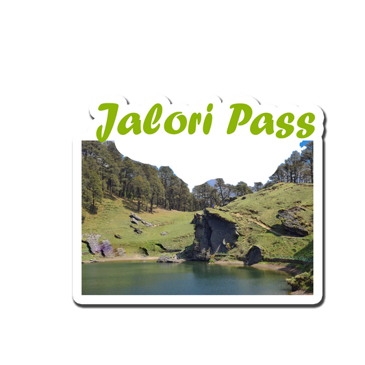 Jalori Pass Scenery Souvenir Fridge Magnet