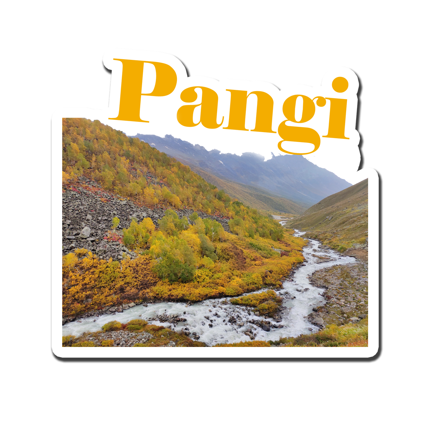 Pangi Scenery  Souvenir  Fridge Magnet