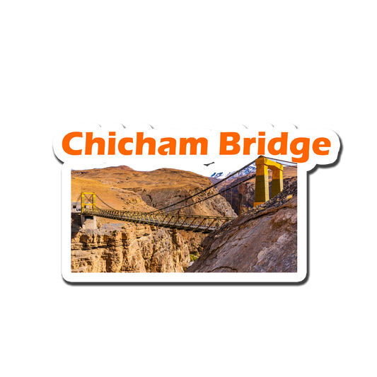 Chicham Bridge Scenery Souvenir  Fridge Magnet