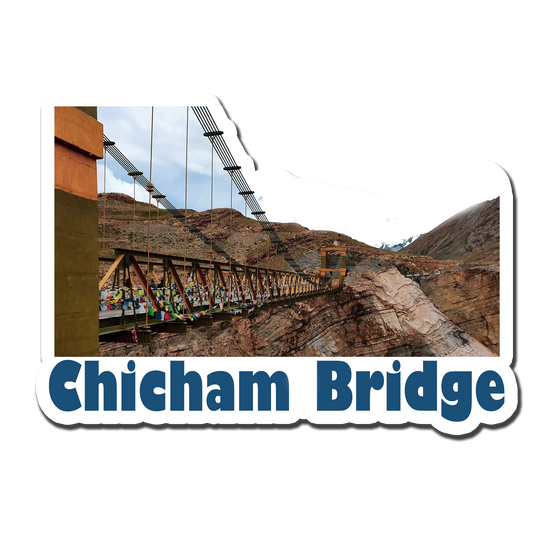 Chicham Bridge Scenic Souvenir  Fridge Magnet