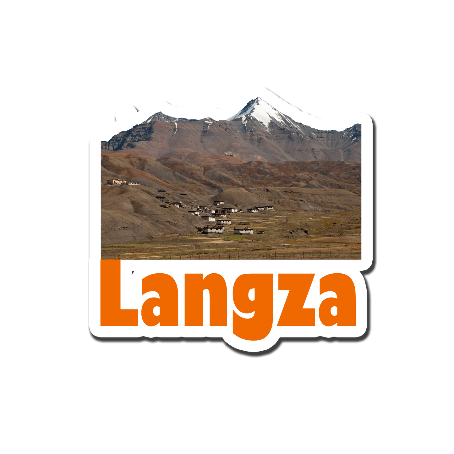Langza Scenic Souvenir  Fridge Magnet