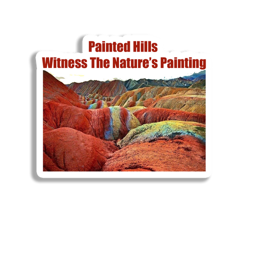 Painted Hills Souvenir  Fridge Magnet