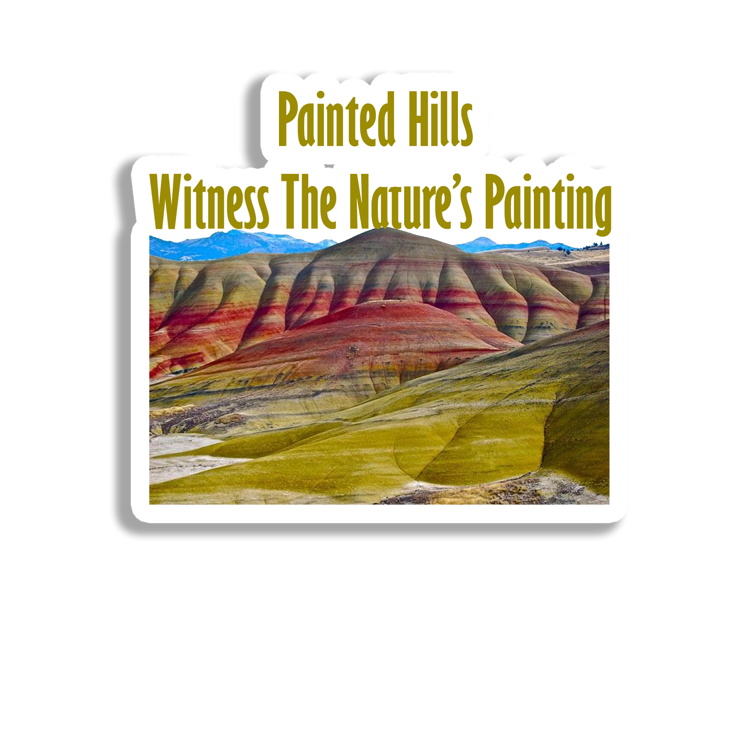 Painted Hills Beauty Souvenir  Fridge Magnet