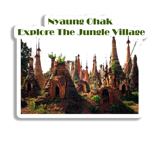 Nyaung Ohak Beautiful  Souvenir Fridge Magnet