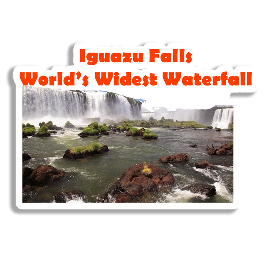 Lguazu Falls Scenic Souvenir Fridge Magnet