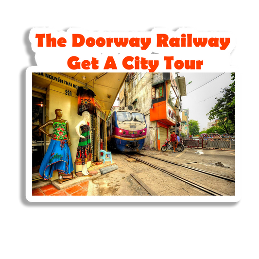 The Doorway Railway Souvenir Fridge Magnet