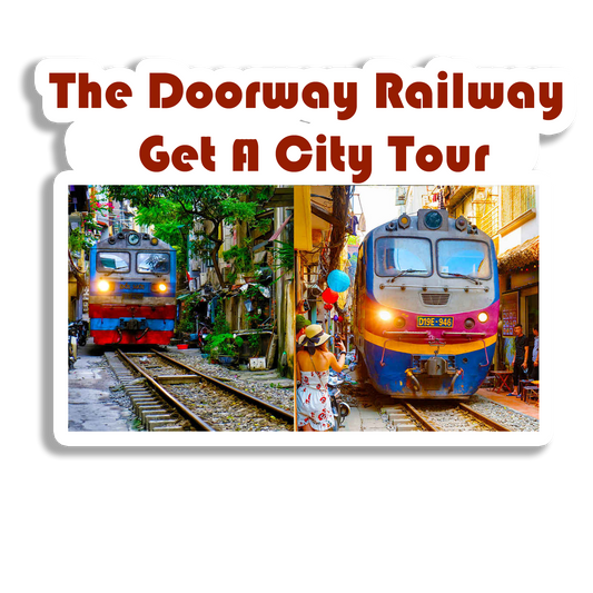 The Doorway Railway Beauty Souvenir Fridge Magnet