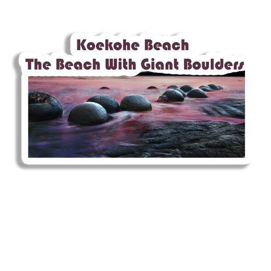 Koekohe Beach Elegant  Souvenir Fridge Magnet