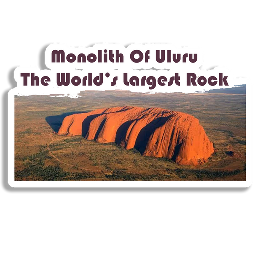 Monolith Of Uluru Souvenir Fridge Magnet