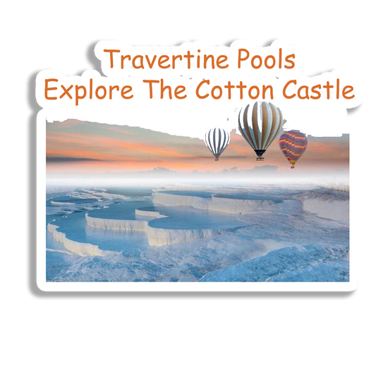 Travertine Pools Souvenir Fridge Magnet