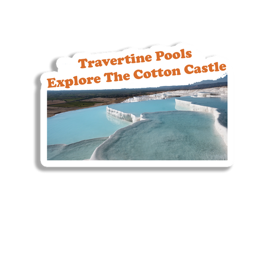 Travertine Pools Beauty  Souvenir Fridge Magnet