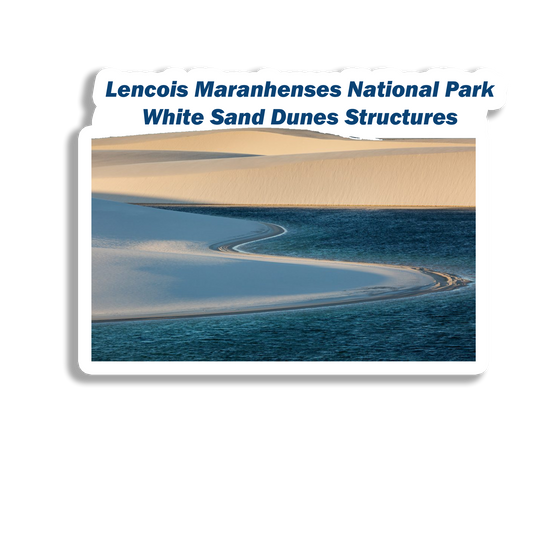 Lencois Maranhenses National Park Scenery Souvenir Fridge Magnet