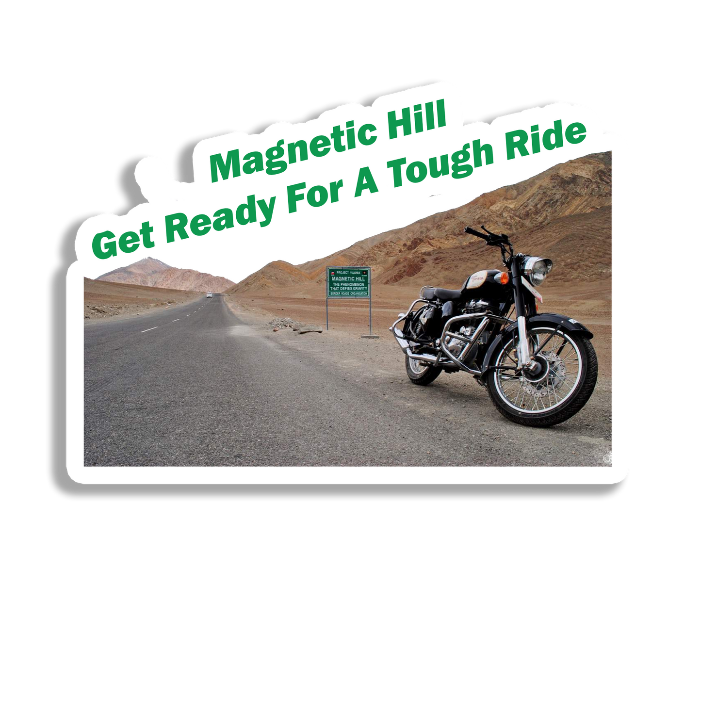 Magnetic Hills Souvenir Fridge Magnet