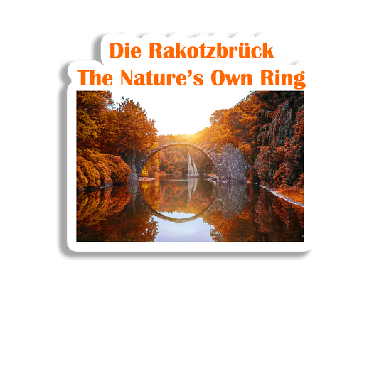 Die Rakotzbruck Souvenir Fridge Magnet