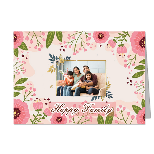 My Family - Customized Greeting Card - Add Your Own Photo