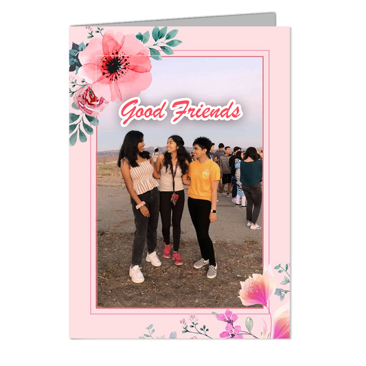 Best Freinds   - Customized Greeting Card - Add Your Own Photo