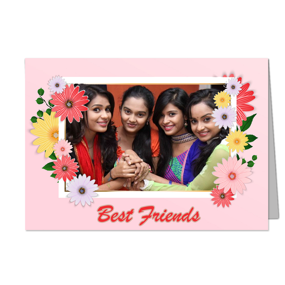 Bestie   - Customized Greeting Card - Add Your Own Photo