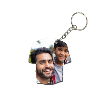 Personalized T Shirt Keychain: Add Your Own Photo