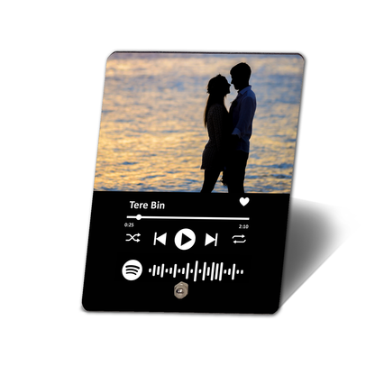 ShopTwiz Spotify Music "Tere Bin" Photo Stand (Scan Code to Dedicate Song)