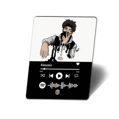 ShopTwiz Spotify Music Excuses Photo Stand (Scan Code to Dedicate Song)