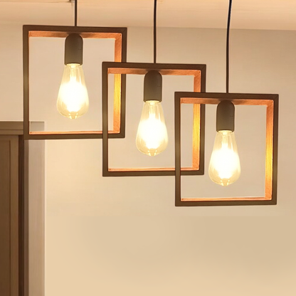 Decorative Wooden Hanging Light for Ceiling