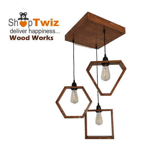 Decorative Wooden Hanging Light for Ceiling