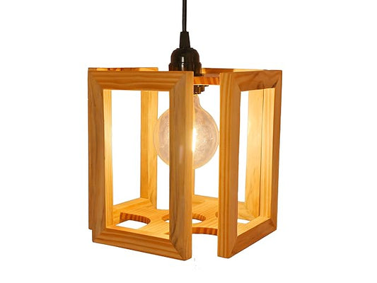 Single Fancy Decorative Wooden Hanging Light for Ceiling
