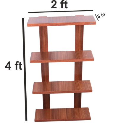 Shoptwiz Wooden Wall Design Plant Pot Stand Design