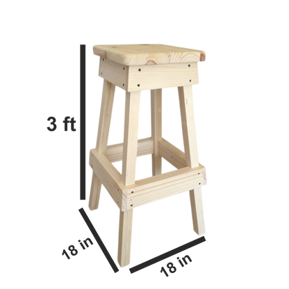 ShopTwiz Wooden Workshop Stool Stand