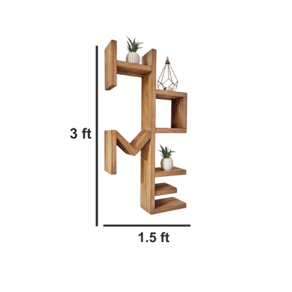 ShopTwiz Wooden Home Style Decorative Wall Stand