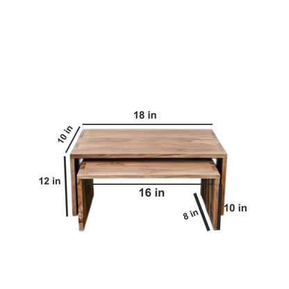ShopTwiz Wooden Cilton Coffe Table