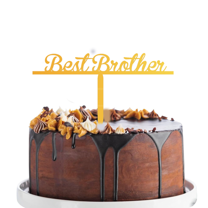 Best Brother cake topper