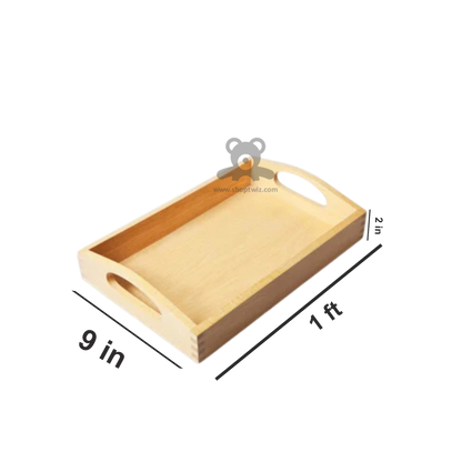 ShopTwiz Wooden Kitchen Tray