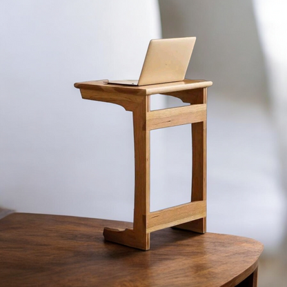 ShopTwiz Wooden Laptop Side Table for House