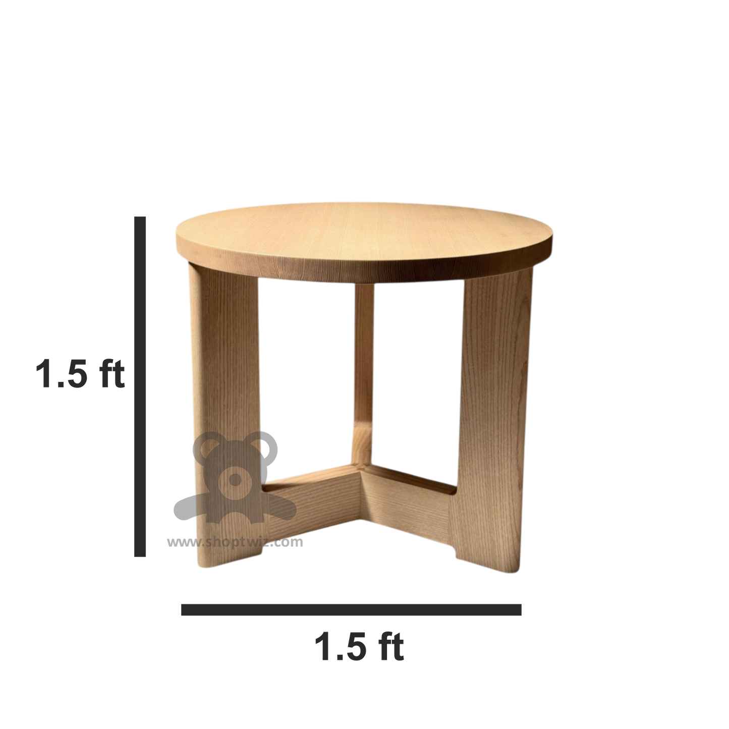 ShopTwiz Wooden Study Table and Stand for Books