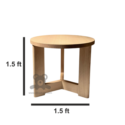 ShopTwiz Wooden Study Table and Stand for Books