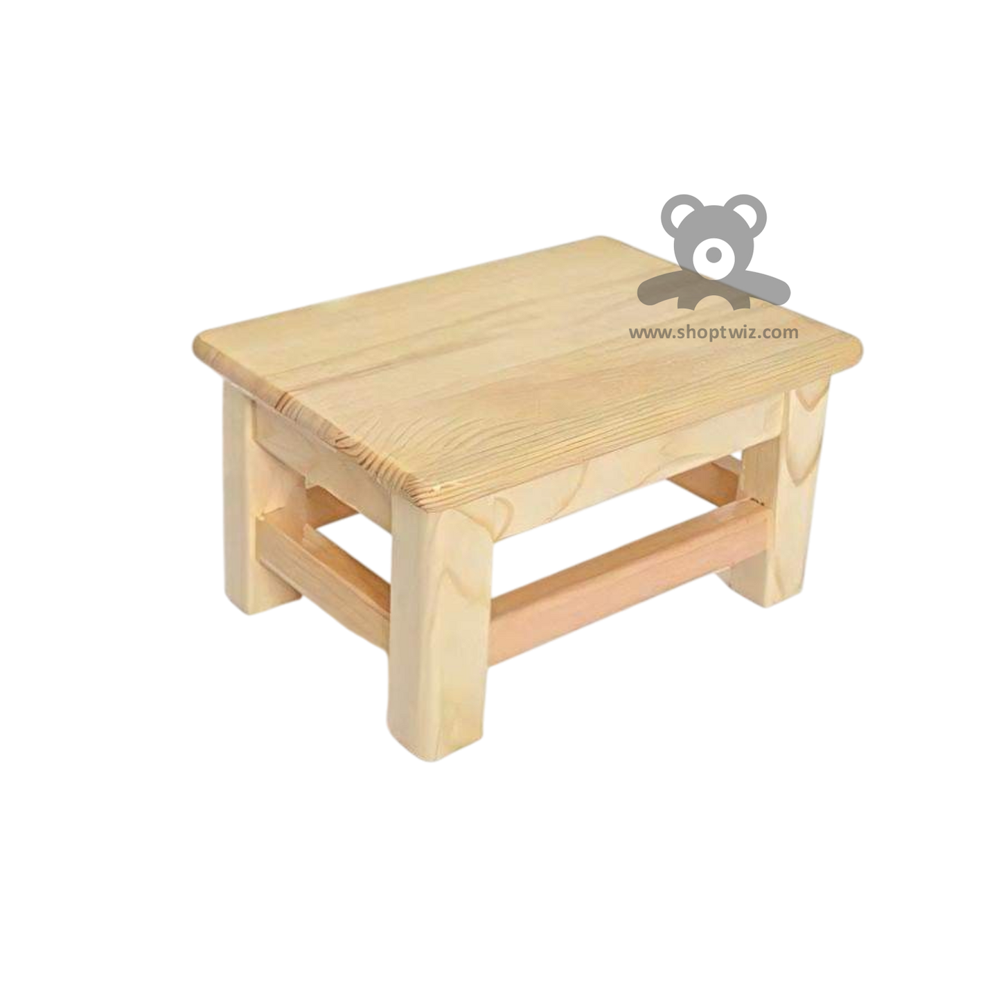 ShopTwiz Wooden Mini Tablle for Bathroom