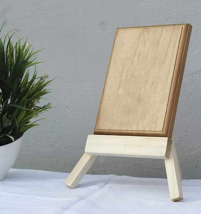 ShopTwiz Wooden Rectangle Sheet For Photo Frame stand