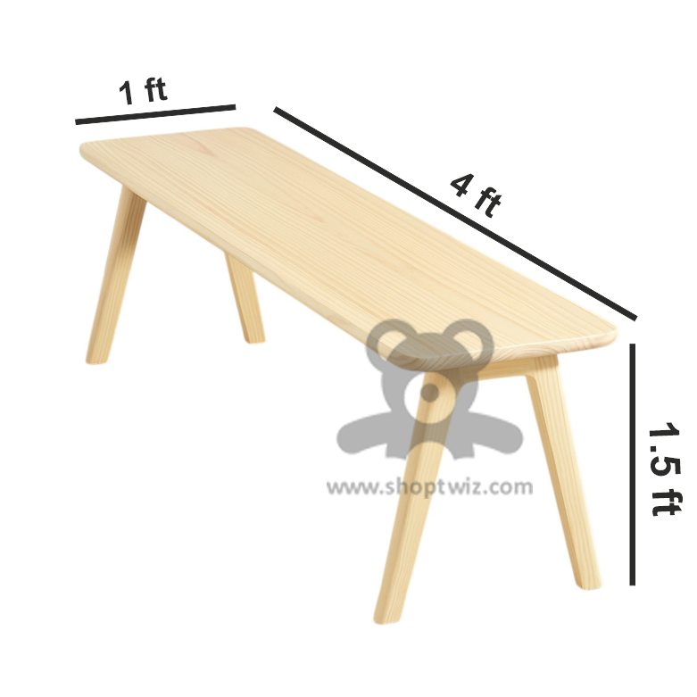 ShopTwiz Wooden Table Stand for Study