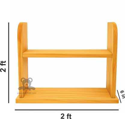 ShopTwiz Wooden Kitchen Stand for Box